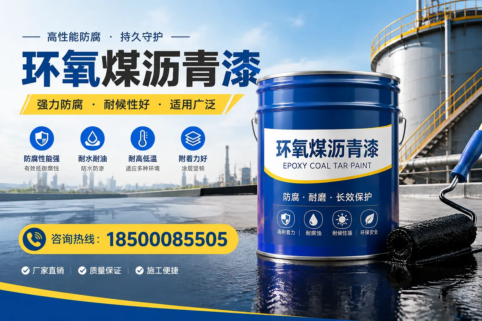 环氧煤沥青漆的储存与运输注意事项,尖草坪企业须知