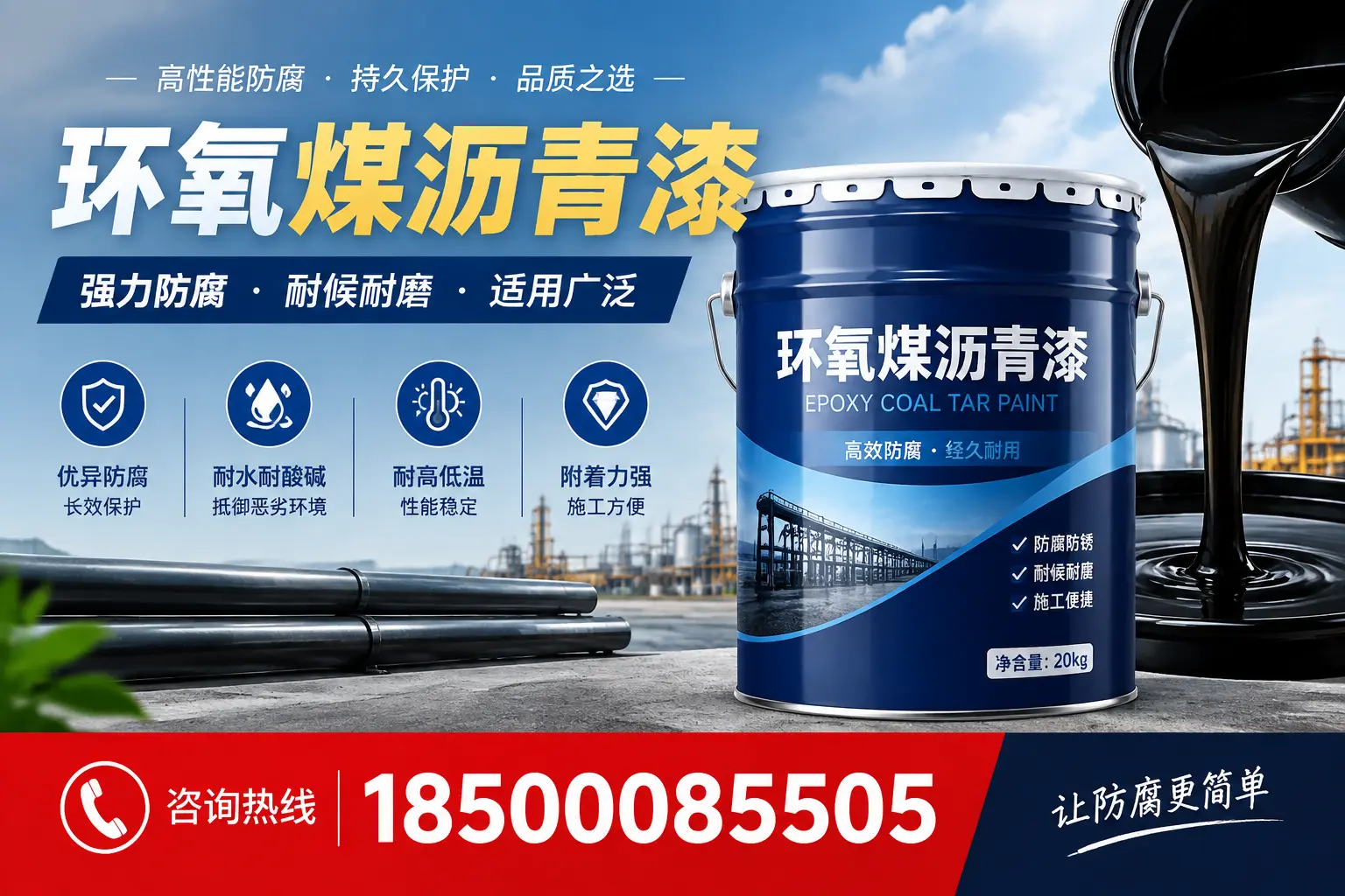 环氧煤沥青漆在不同气候条件下的表现分析,尖草坪适用性